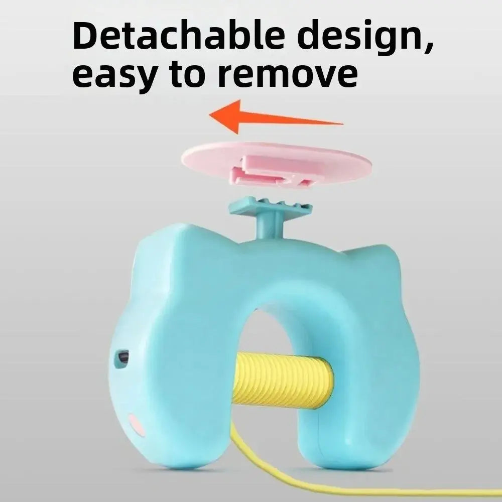 Viral Electric Hanging Cat Teaser Toy, USB Rechargeable Automatic Lifting Interactive Toy for Indoor Kitten Boredom Relief Chirping Flapping Bird Elastic Rope Hanging Cat Toy Multi Household Fun Game Door Clip Design Seek Motion Sensor Bore Pet Goods